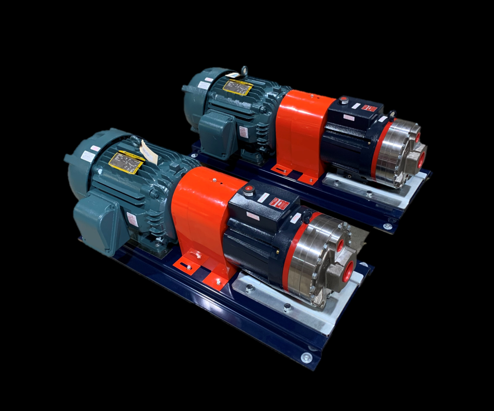 Hydra-Cell D-35 Pumps Mounted on Hydra-Cell Baseplates